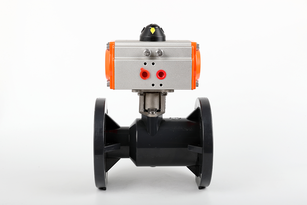 三江气动法兰一体球阀